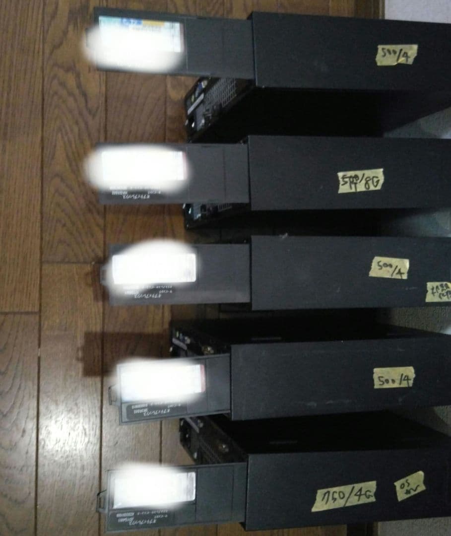 【傷等多め ジャンク扱い】DELL Optiplex 7010 5台セット