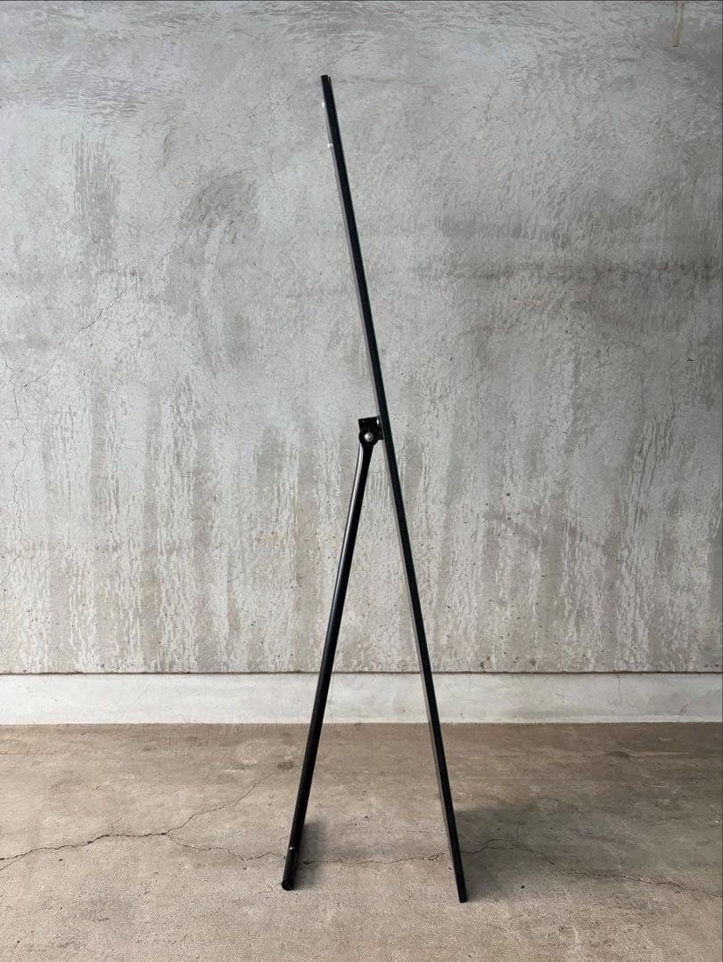 ビンテージ スタンドミラー フレームレス 姿見 全身鏡 スペースエイジ レトロ