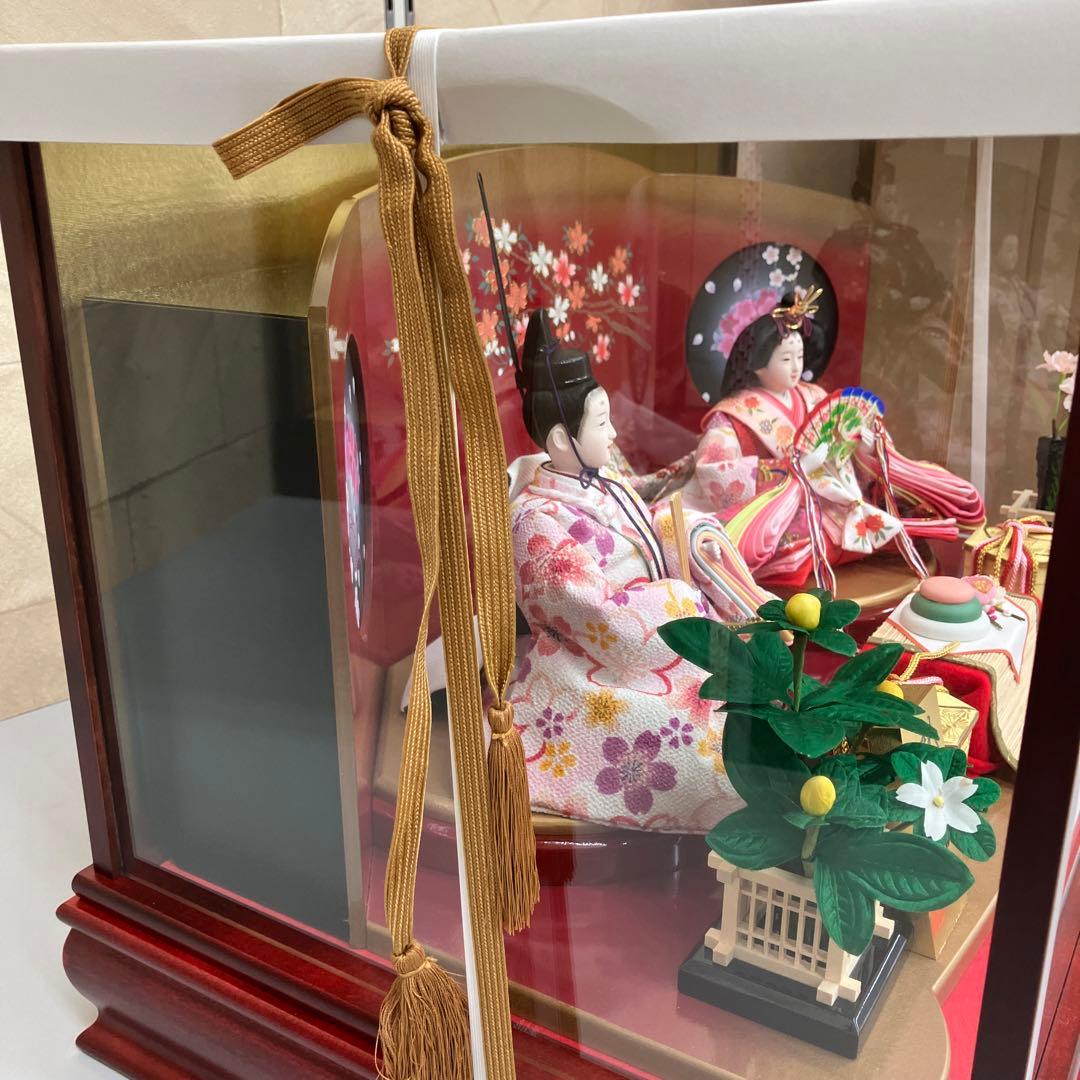 mara1126お値下げしました。久月ケース入り雛人形