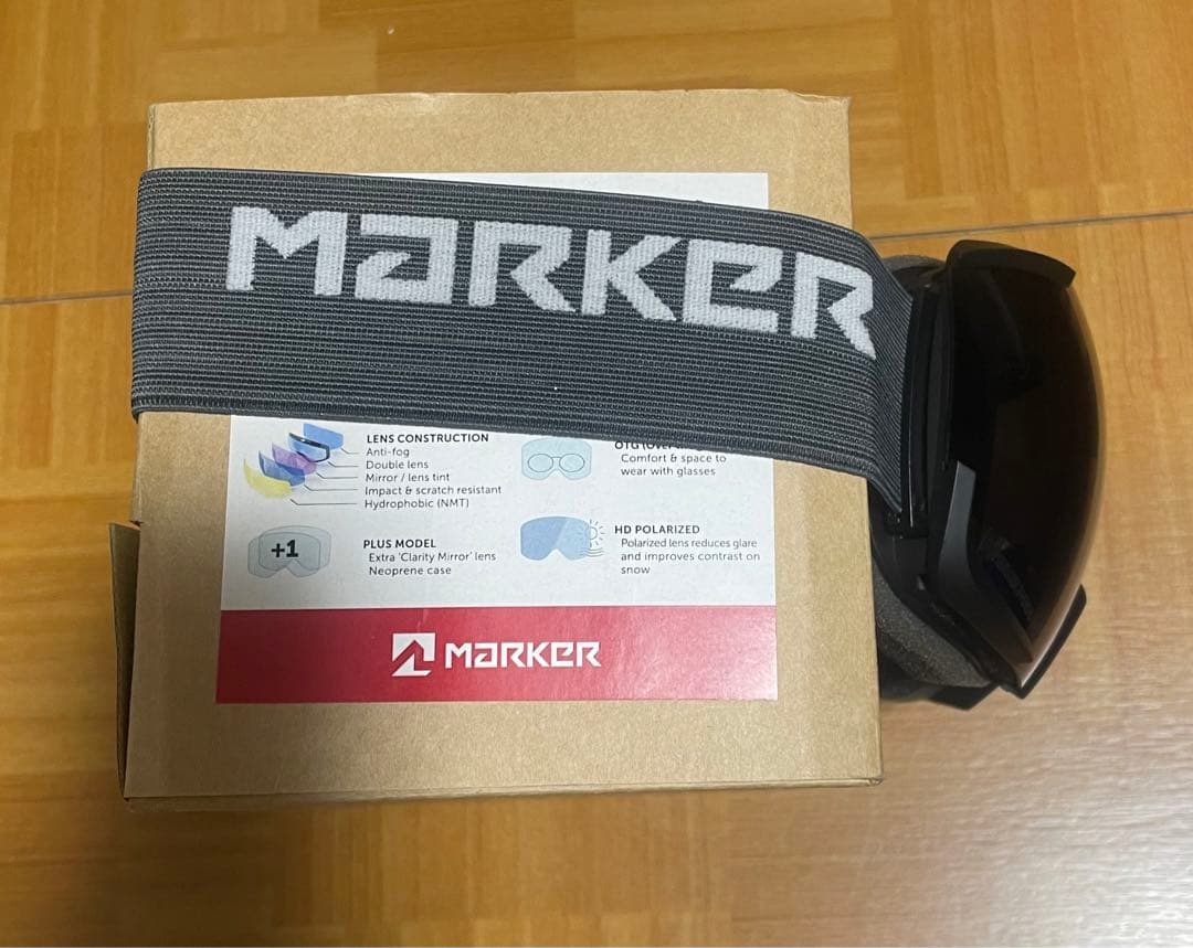 新品MARKER16:10+ブラック偏光レンズメガネ可スペアケース付38%OFF