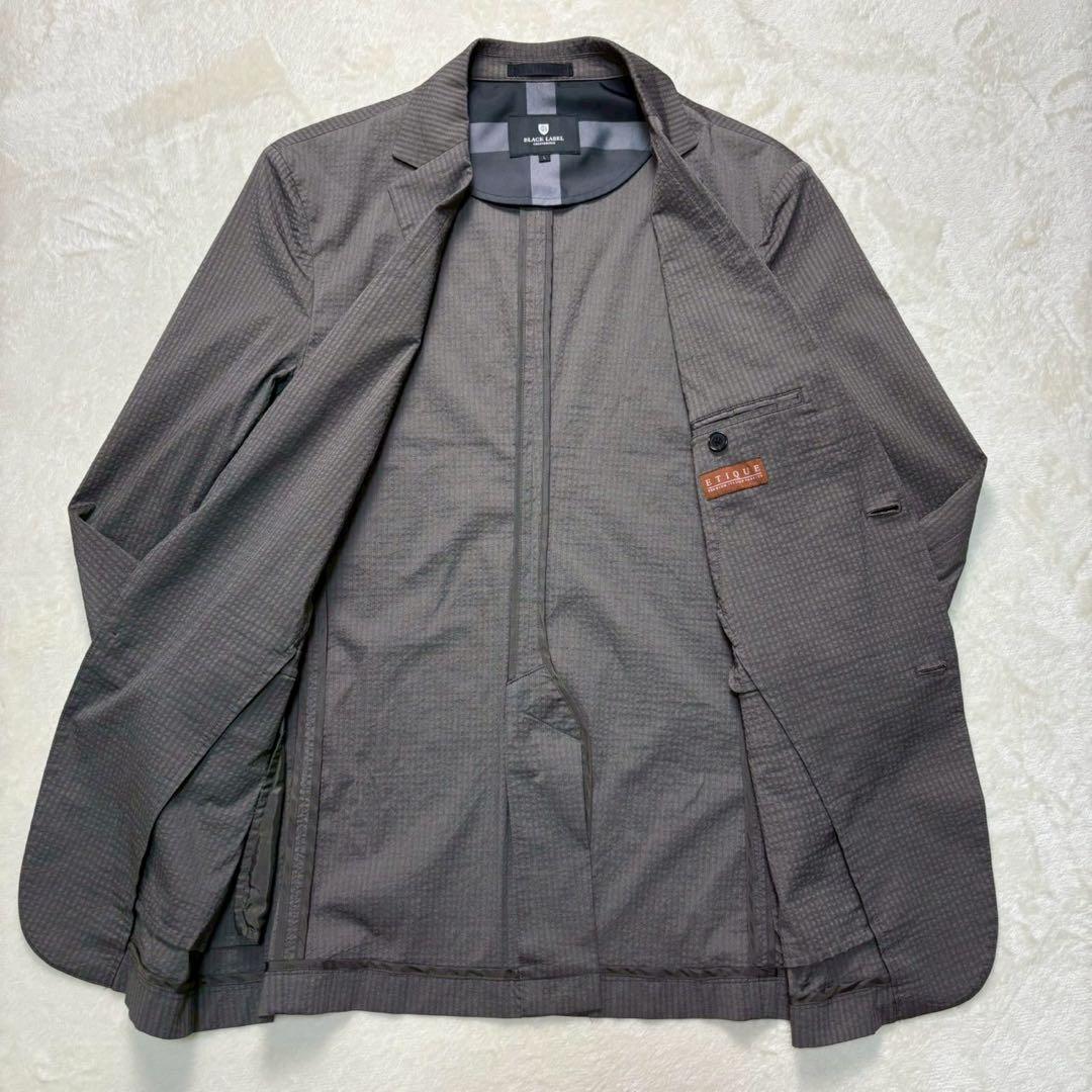 【美品】ブラックレーベルクレストブリッジ テーラードジャケット シアサッカー