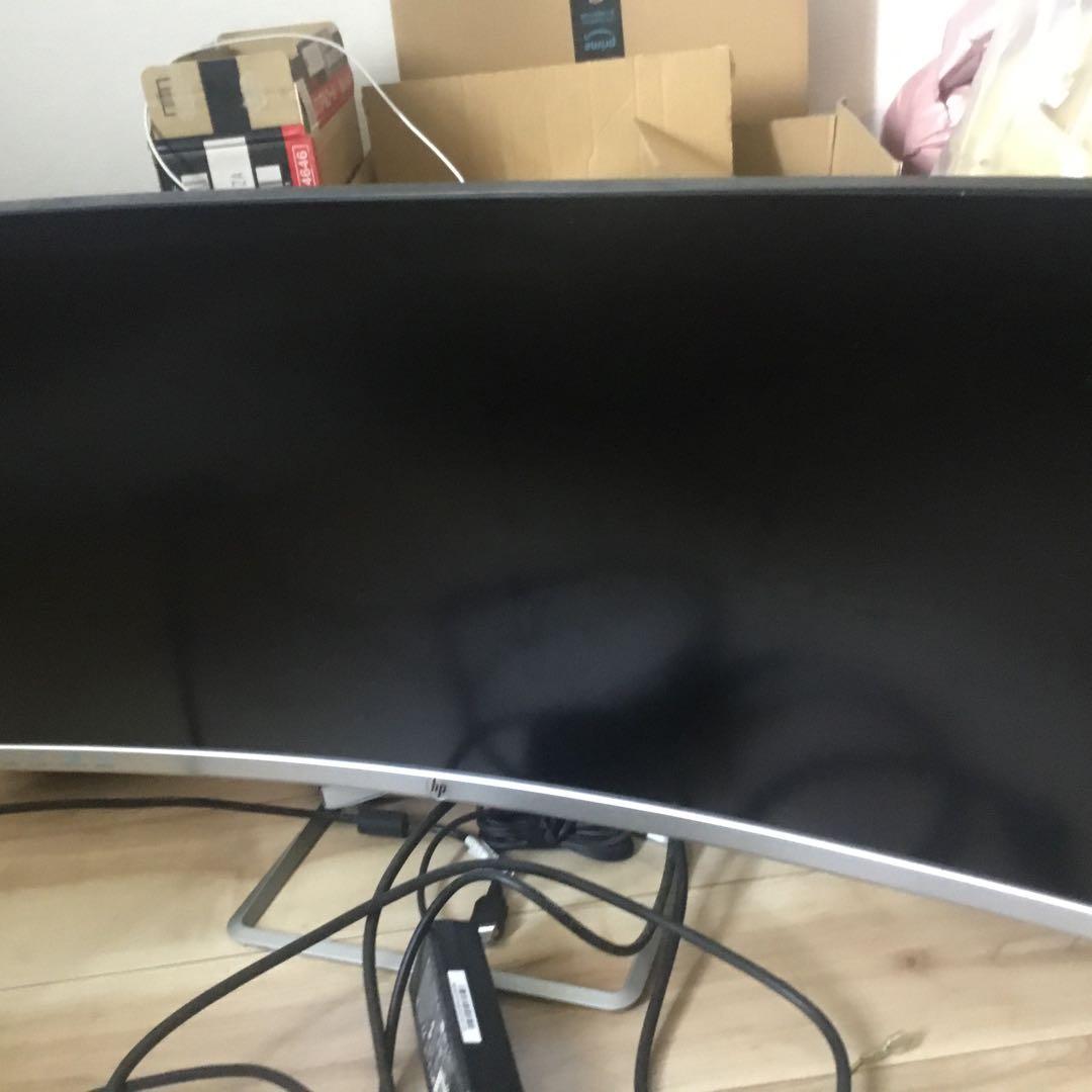 【りつ】HP 34f Curved 34インチ湾曲ディスプレイ モニター