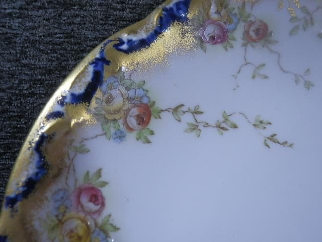 エインズレイ　プレート　23cm　100年ぐらい前　831