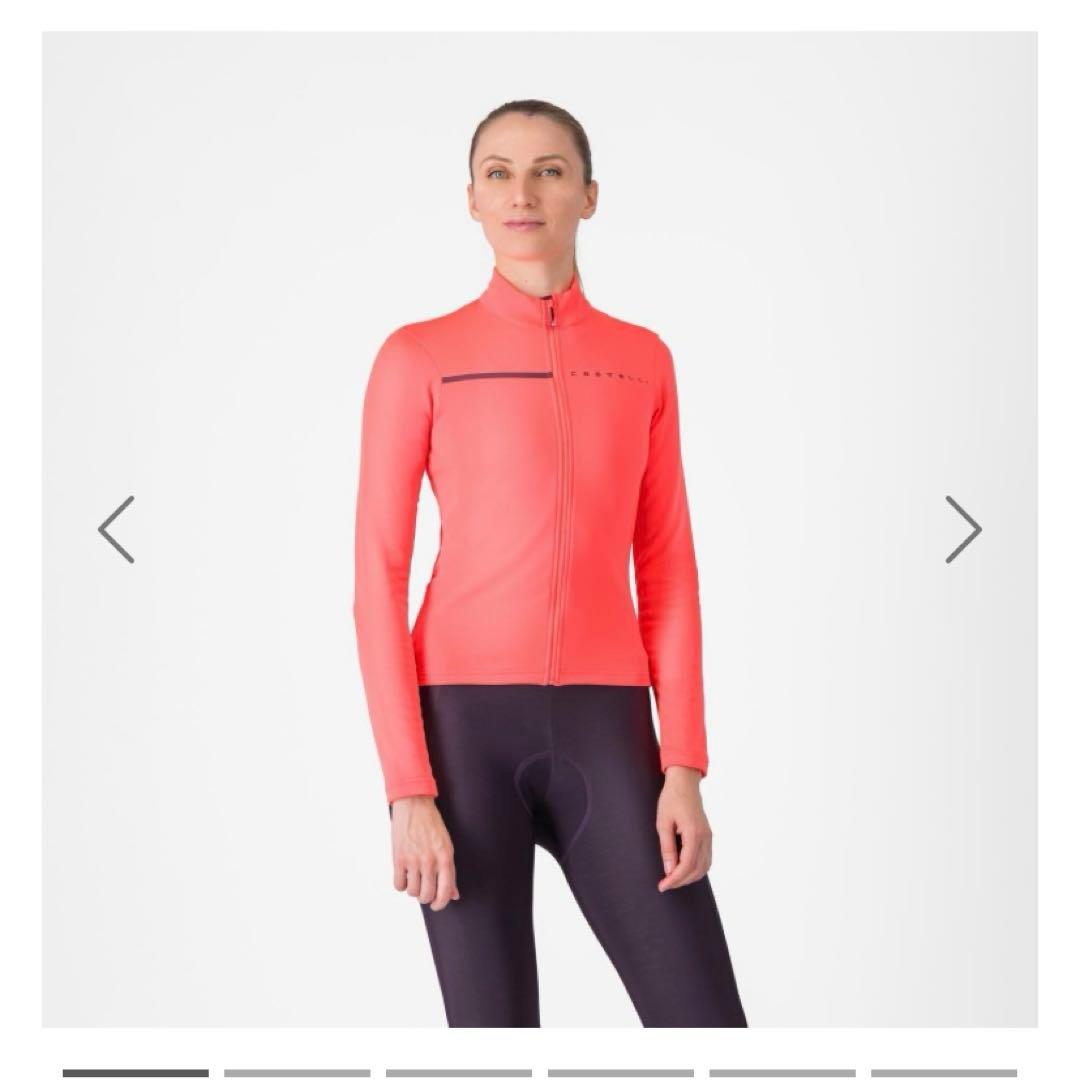 【レディース】CASTELLI SINERGIA 2 JERSEY FZ ピンク