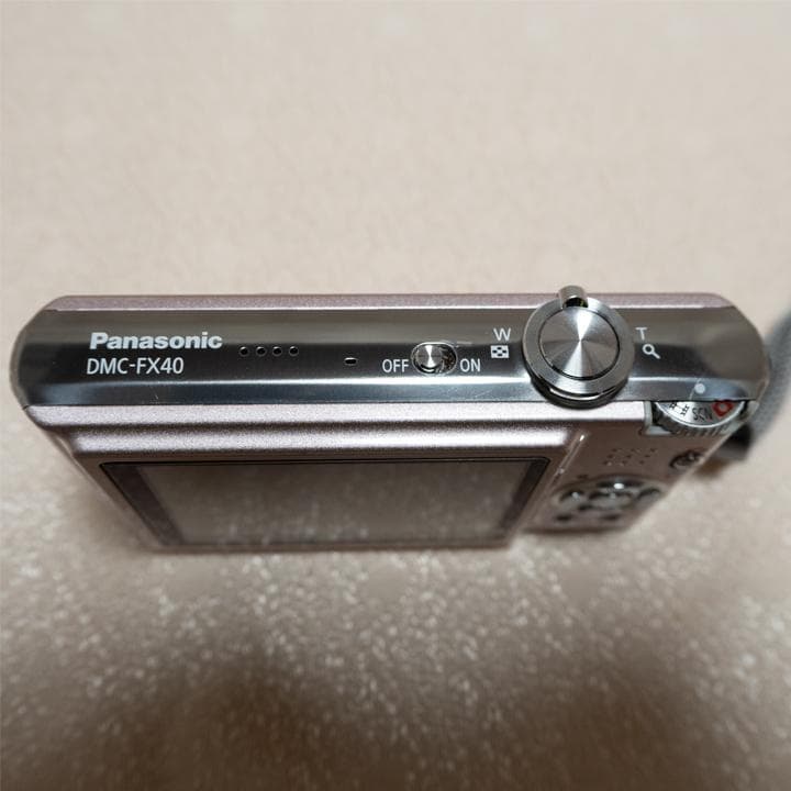 【Panasonic】LUMIX DMC-FX40 ピンク SDHC 4GB付