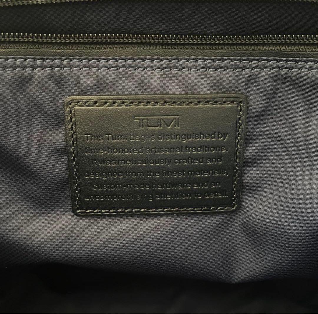 TUMI ビジネスバッグ ブラック レザー