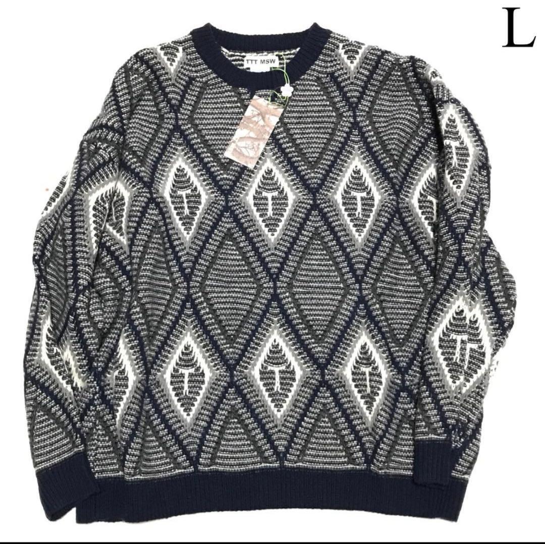 TTTMSW Diamond pull over knit セーター　ニット