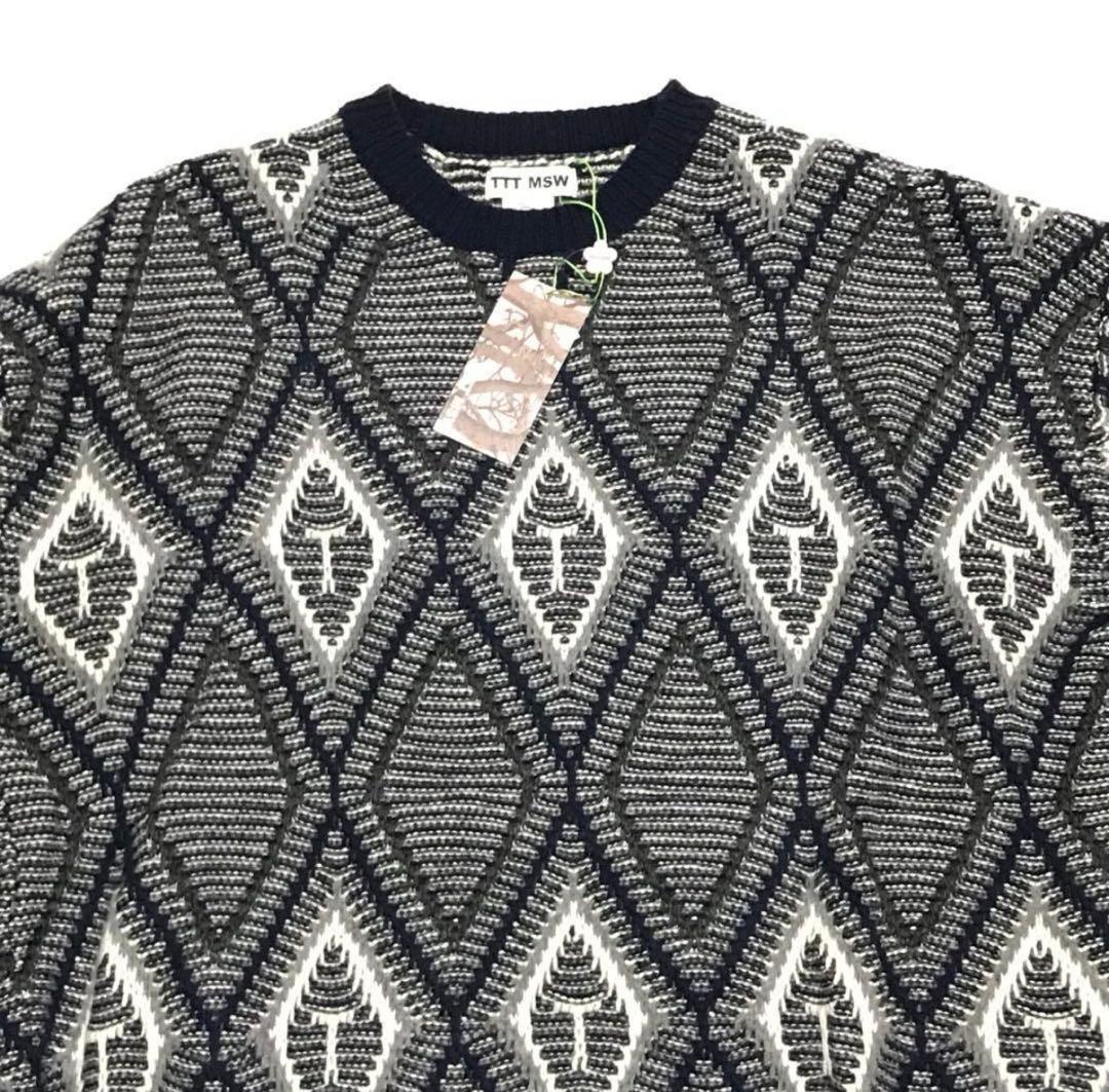 TTTMSW Diamond pull over knit セーター　ニット