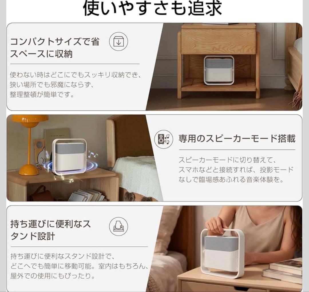 JUUE プロジェクター オートフォーカス　1500ANSI&自動台形補正