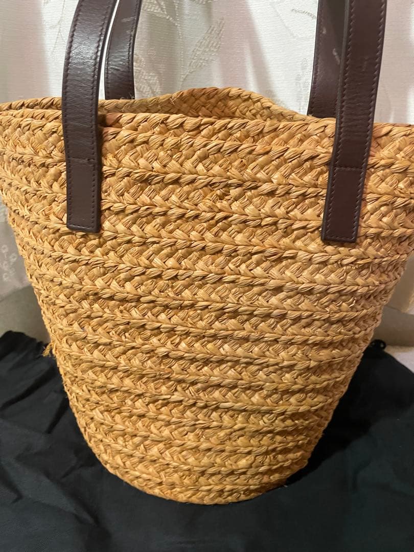 SAINT LAURENT ストロー かごバッグ