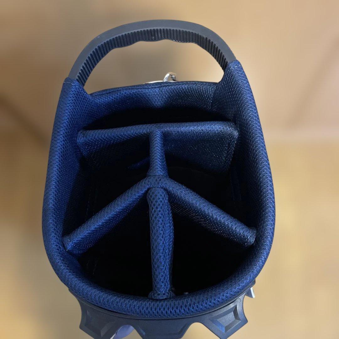 23KU GOLF ゴルフバッグ ネイビー　ヘッドカバー付