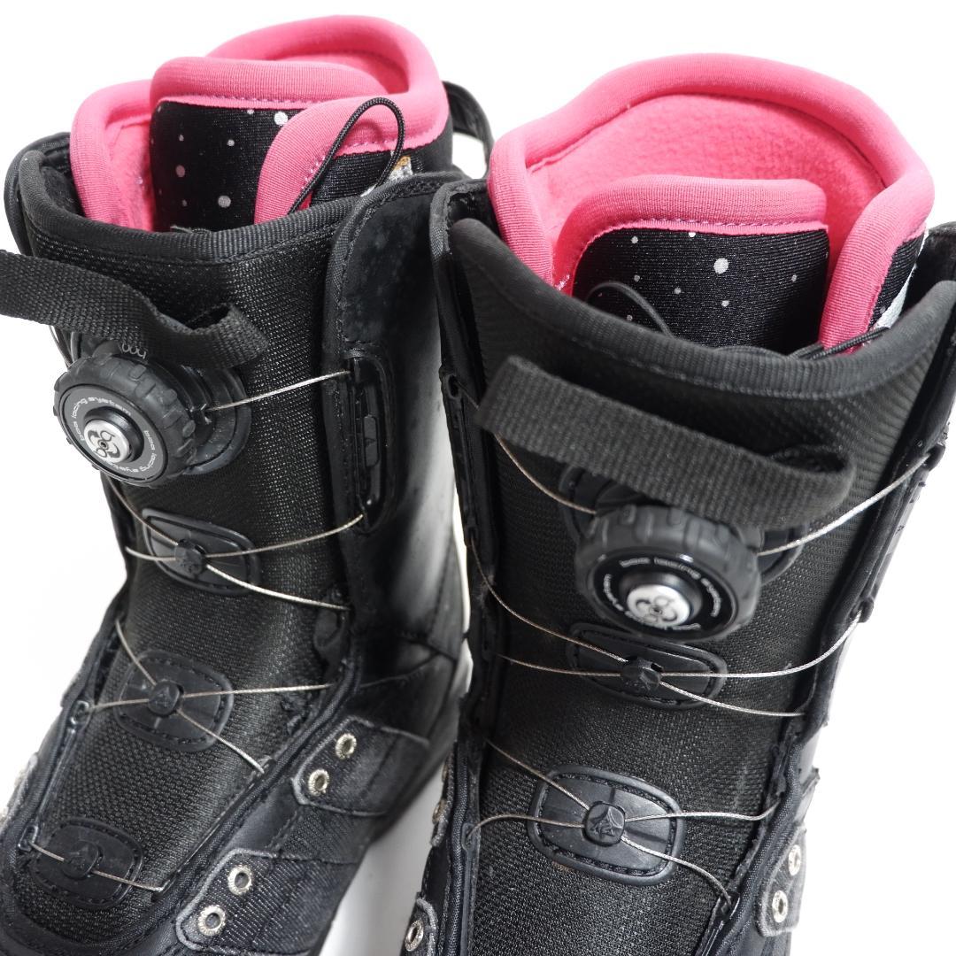 K2 MINK BOA レディース 23cm スノーボードブーツ 黒 ピンク