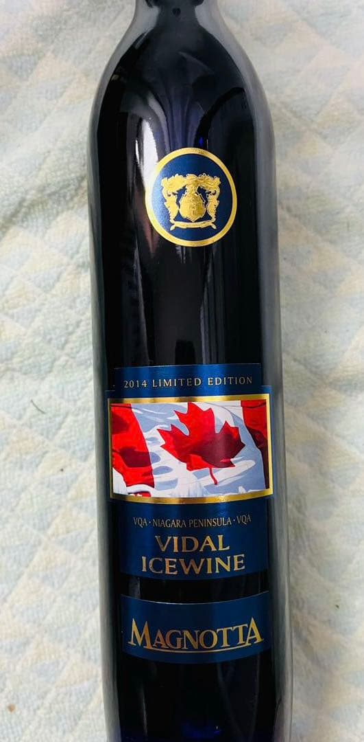 カナダ産アイスワイン　ヴィダル2014 VIDAL