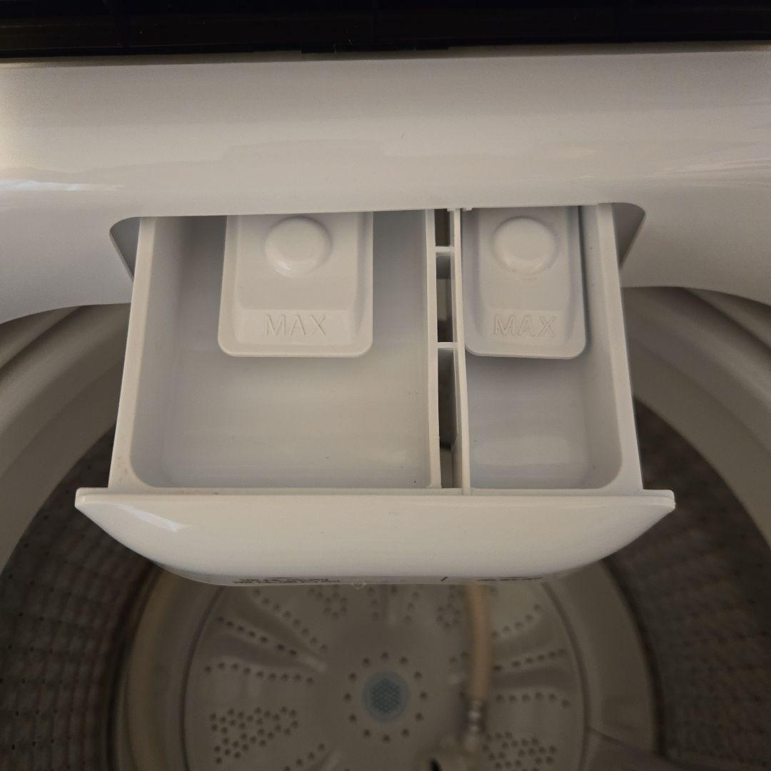 【美品・2024年製造】ELSONIC 縦型洗濯機 5.5kg ホワイト 本体