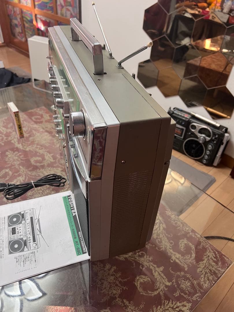 昭和レトロ希少東芝 RT-S90 ラジカセ中古動作品美品