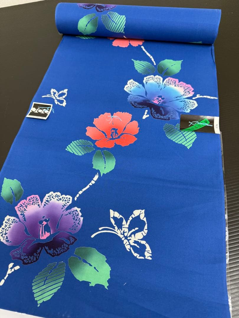 246)浴衣　反物　5点セット　綿100% 着尺