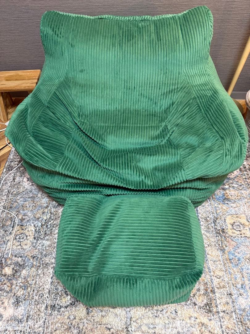 LOOSY ビーズソファ＋オットマン 美品