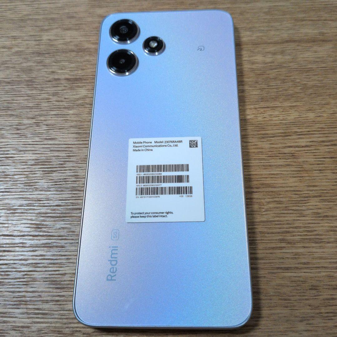 Xiaomi Redmi 12 5G 本体 シルバー