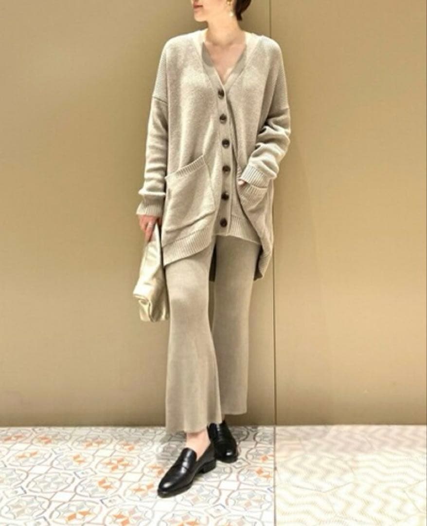 完売品✨オールシーズンWhim Gazette リネンニット　ビッグカーディガン