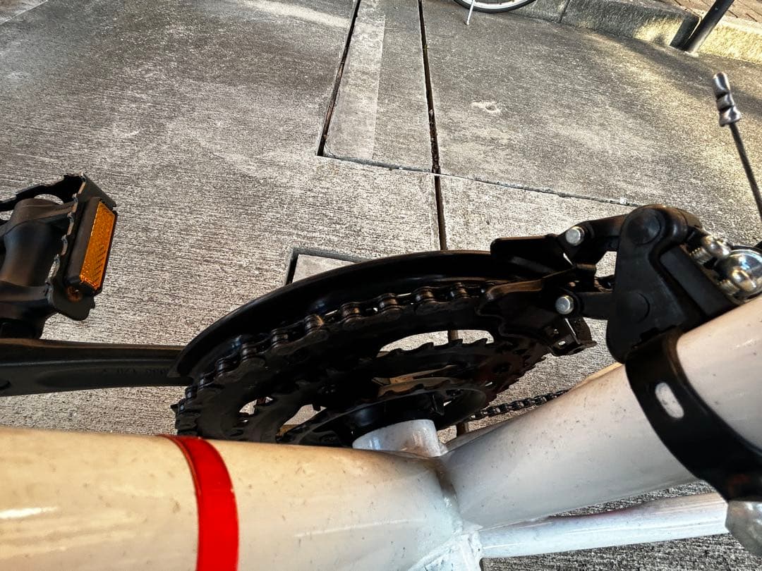 GRAPHIS ロードバイク ホワイト/レッド