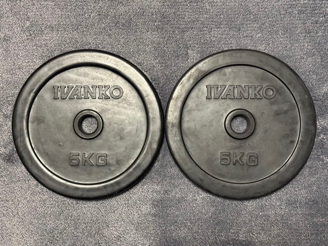 IVANKO 5kg バーベルプレート Φ28mm