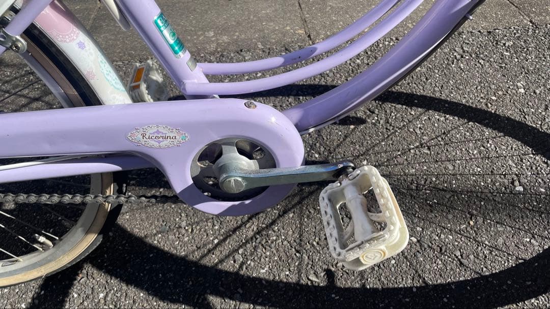 【くくる】子供用自転車 ラベンダー色