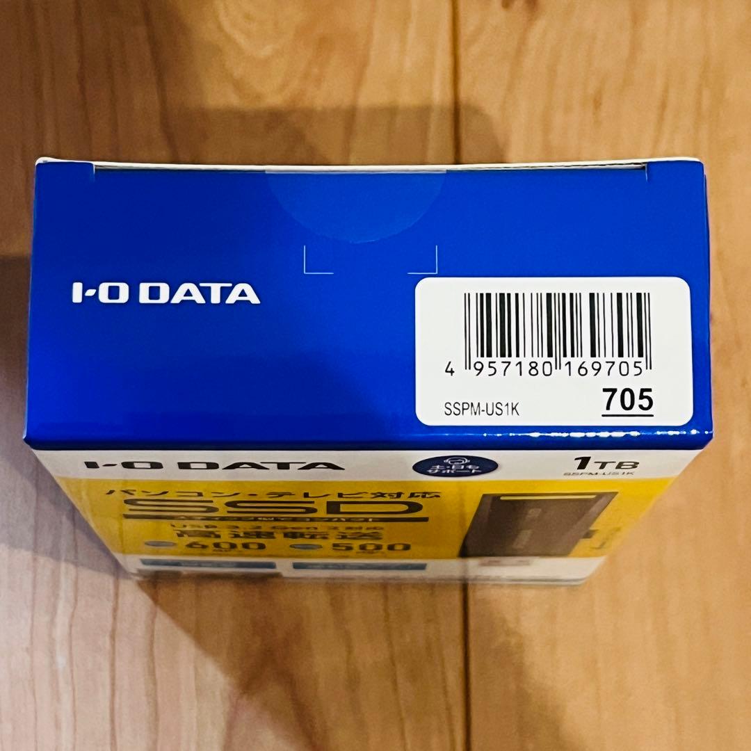 外付けハードディスク・ドライブ I-O DATA 1TB SSD USB 3.2 Gen 2