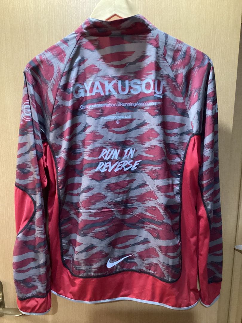 GYAKUSOU 15SS ライトウェイトレーサージャケット XL レッド