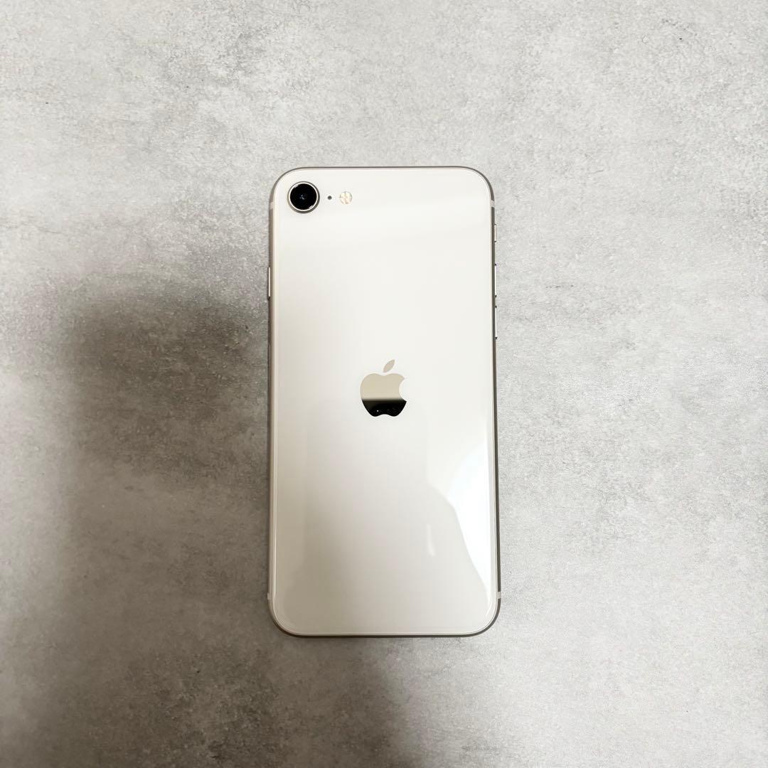 美品 iPhone SE 第3世代 64GB ホワイト バッテリ100% 289