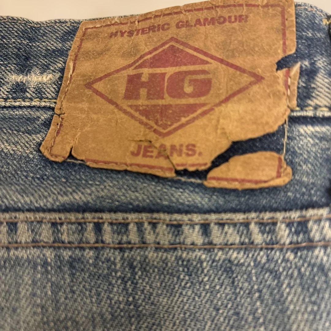 ヒステリックグラマー　刺繍　ローライズ　フレアデニム　00's 希少
