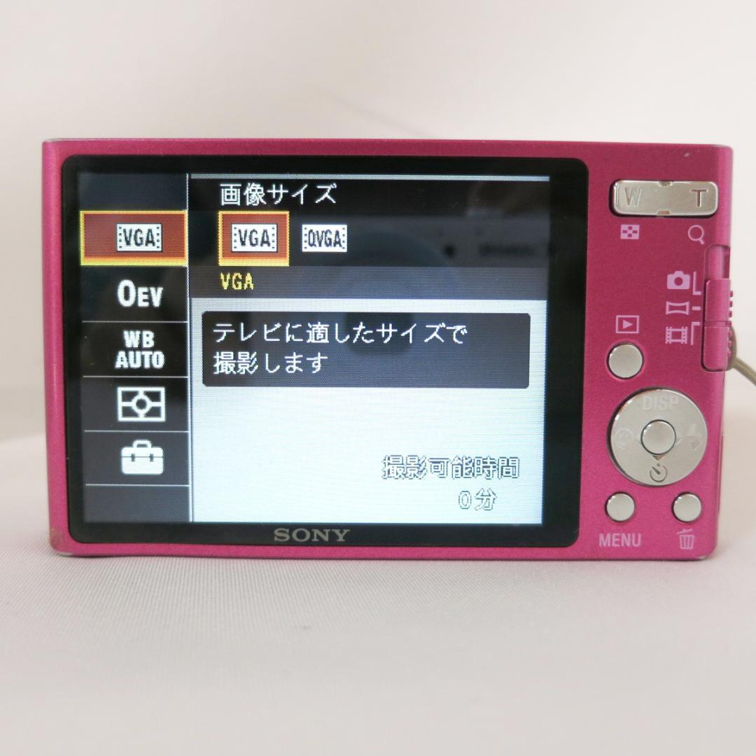 Sony Cyber-shot DSC-W550デジタルカメラ ピンク