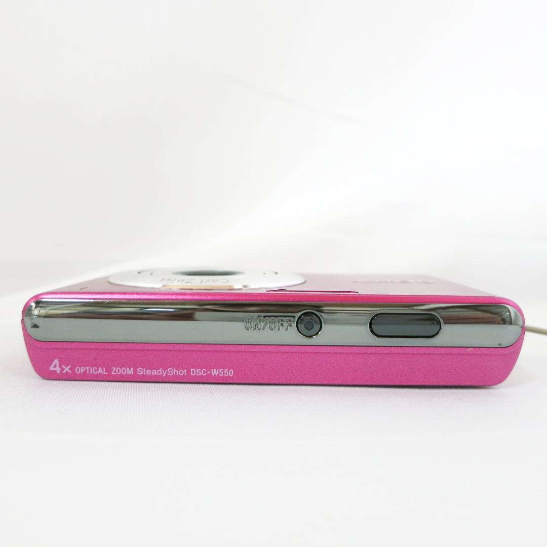 Sony Cyber-shot DSC-W550デジタルカメラ ピンク