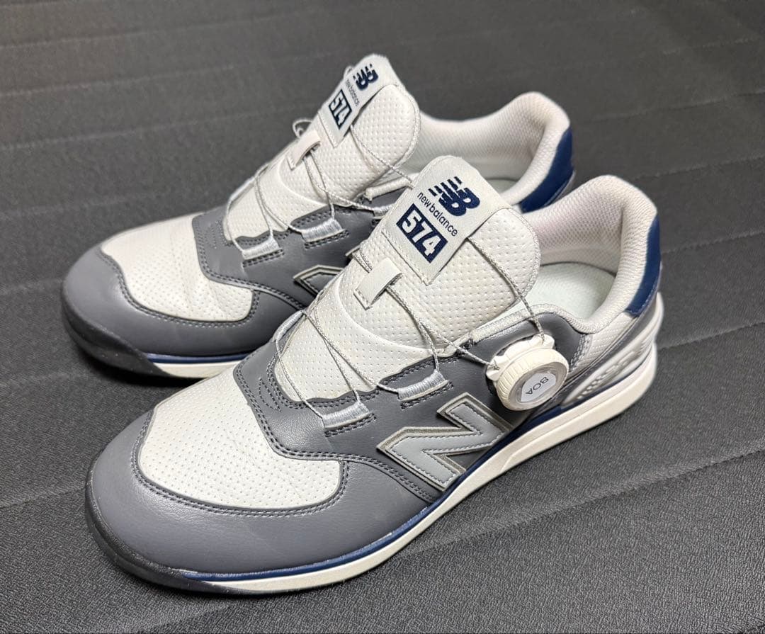 New Balance 574 ゴルフシューズ グレー