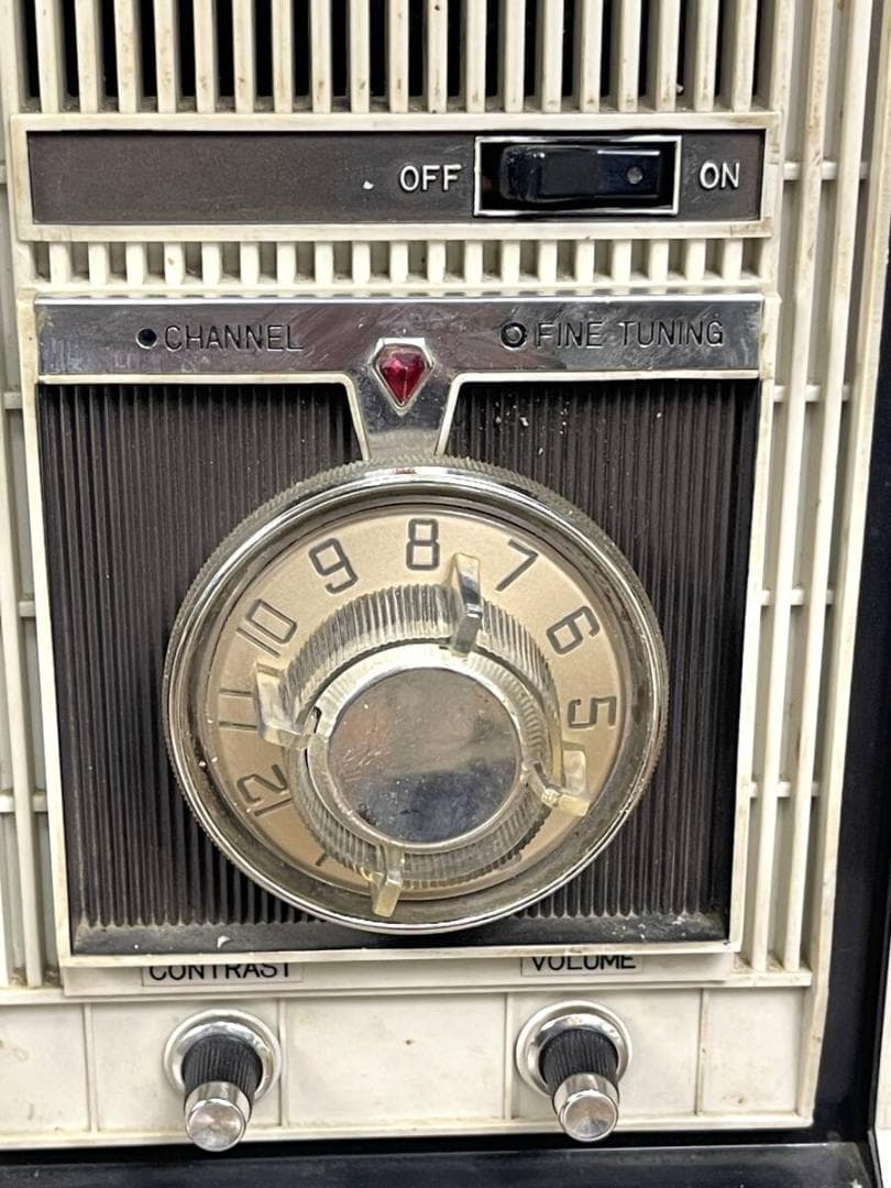 【稀少/通電OK】HITACHI ST-3200 アンティークテレビ インテリア