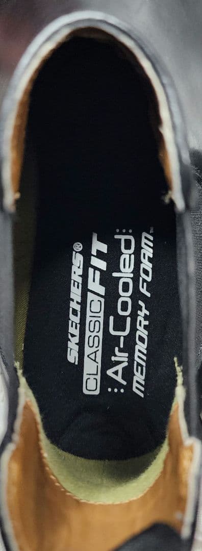 ガレ海未使用 スケッチャーズ ミラー ボリス サイドゴア レザー ブーツ