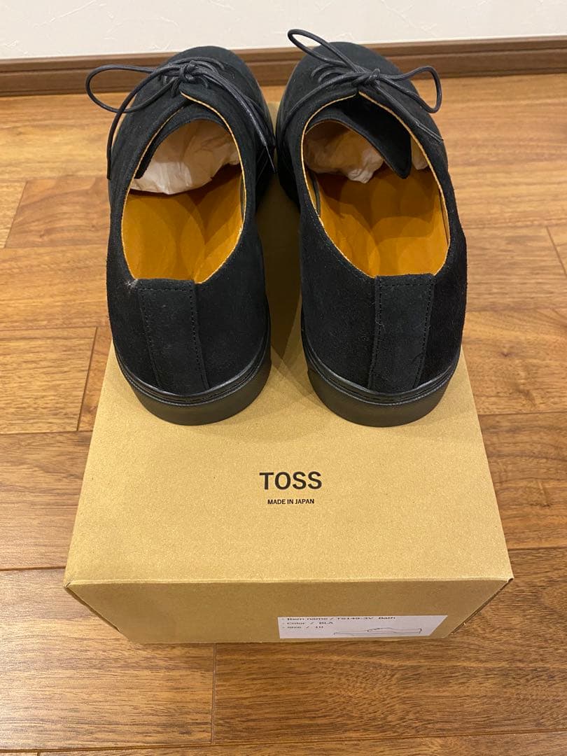 【完売品/新品/秋冬】TOSS Bath本革スエード プレーントゥ