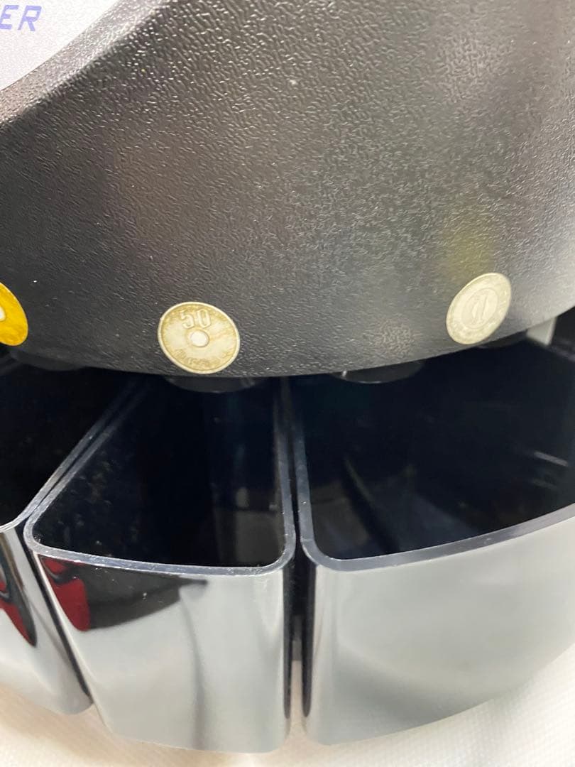 カウンター小銭　自動　高速　500枚　電子式硬貨選別機　ジャンク品と纏めて