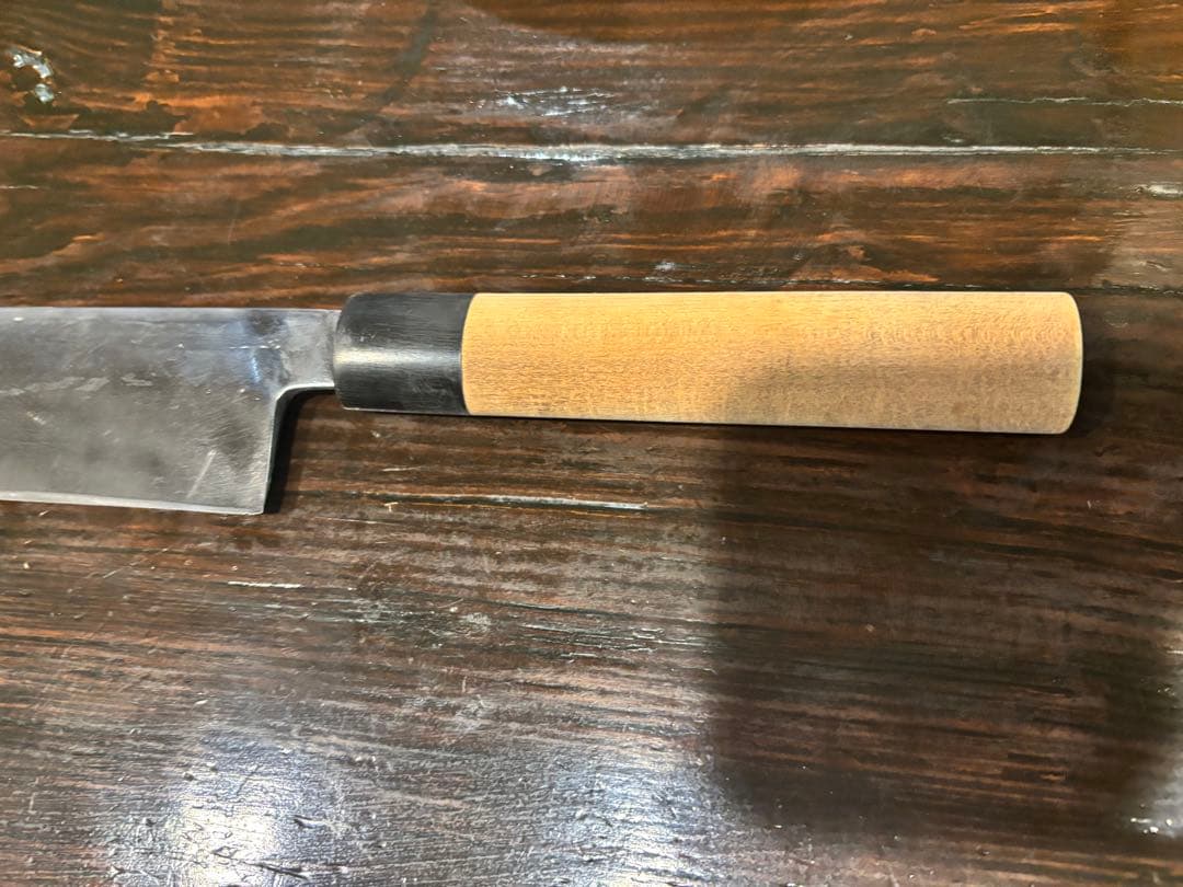 有次上製 鎌薄刃庖丁 6.5寸　19.5cm