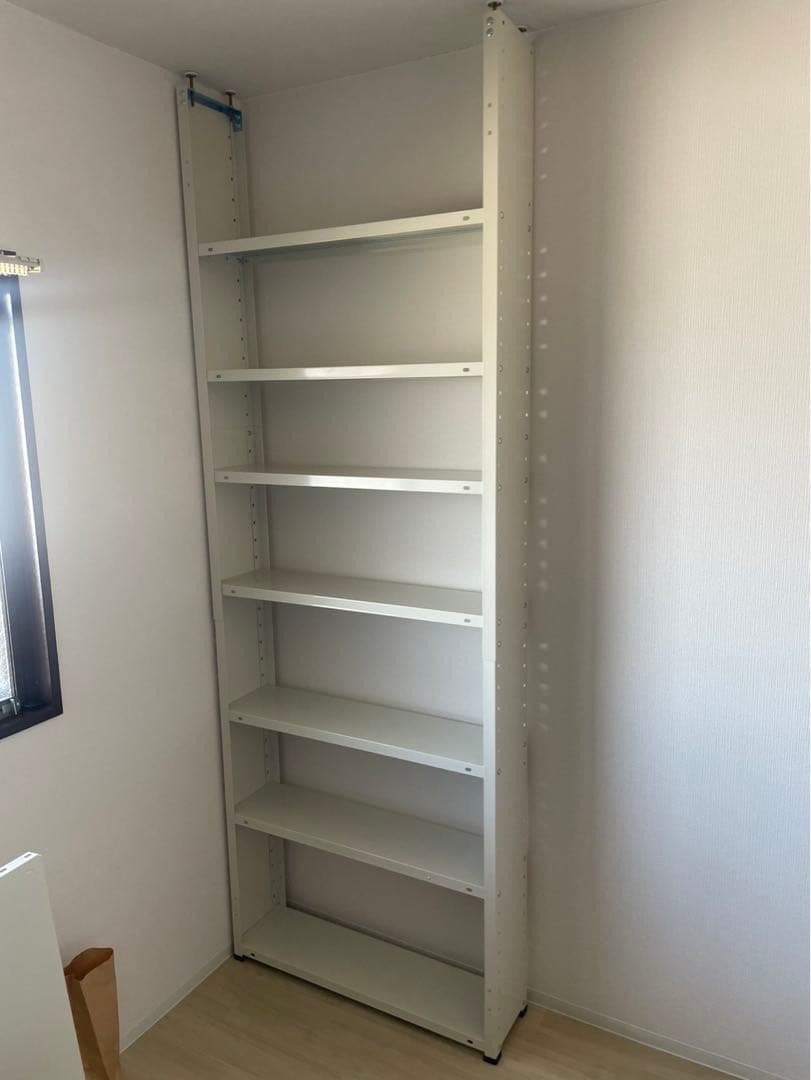 スチールラック キタジマ 幅80×奥行20×高さ160〜270cm 8段