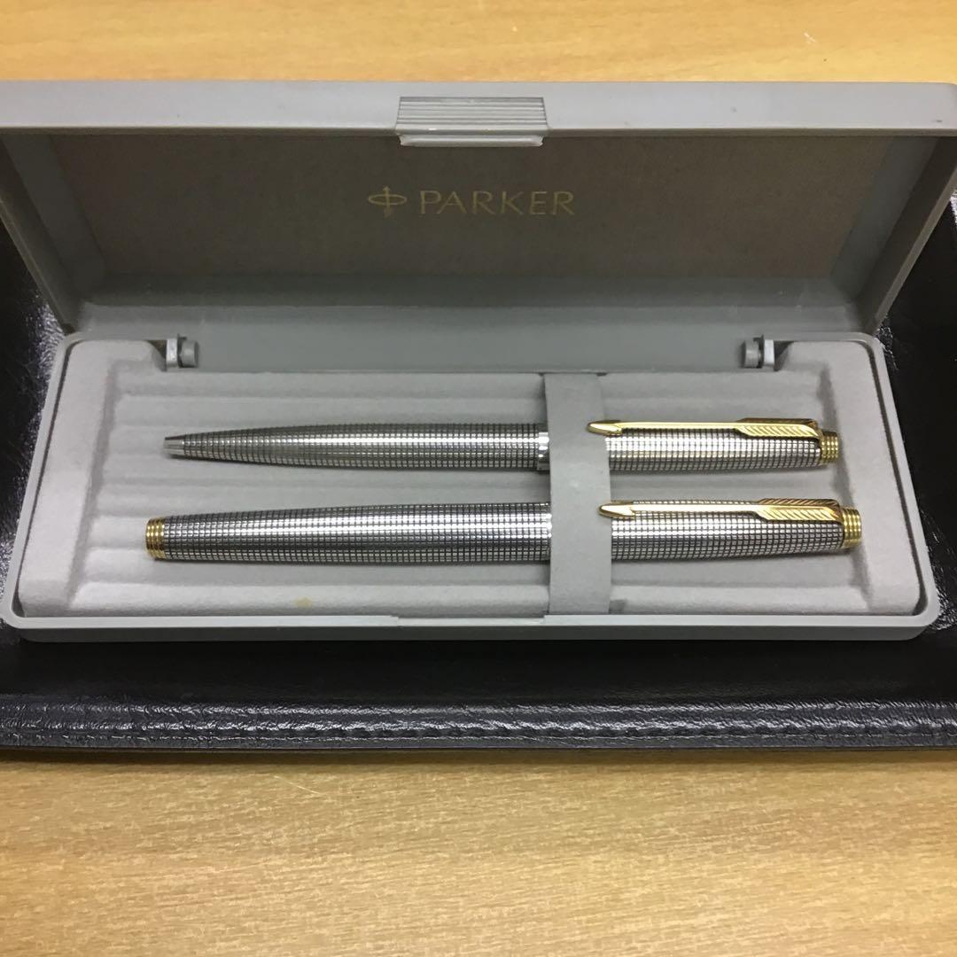 ❣️PARKERパーカー❣️75スターリングシルバー万年筆/ボーペンセット USA製