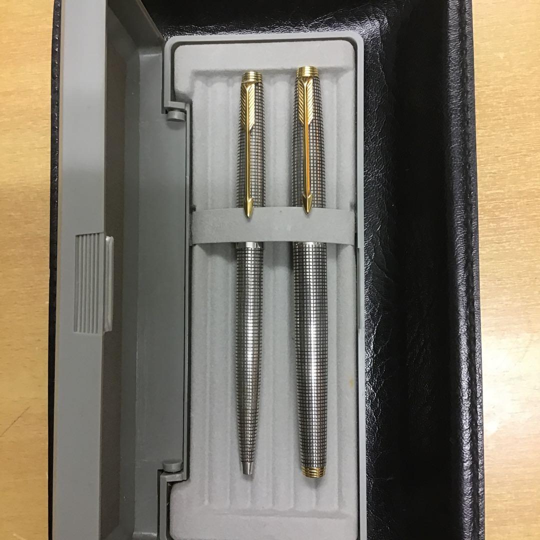 ❣️PARKERパーカー❣️75スターリングシルバー万年筆/ボーペンセット USA製