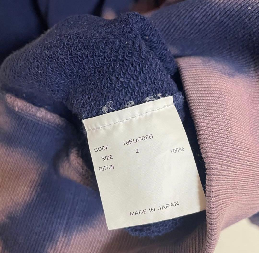 URU ウル 18AW タイダイクルーネックスウェット18FUC06B