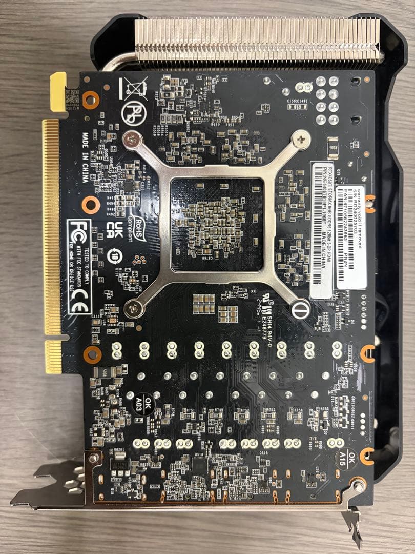 PALIT RTX 4060 Ti 8GB グラフィックボード