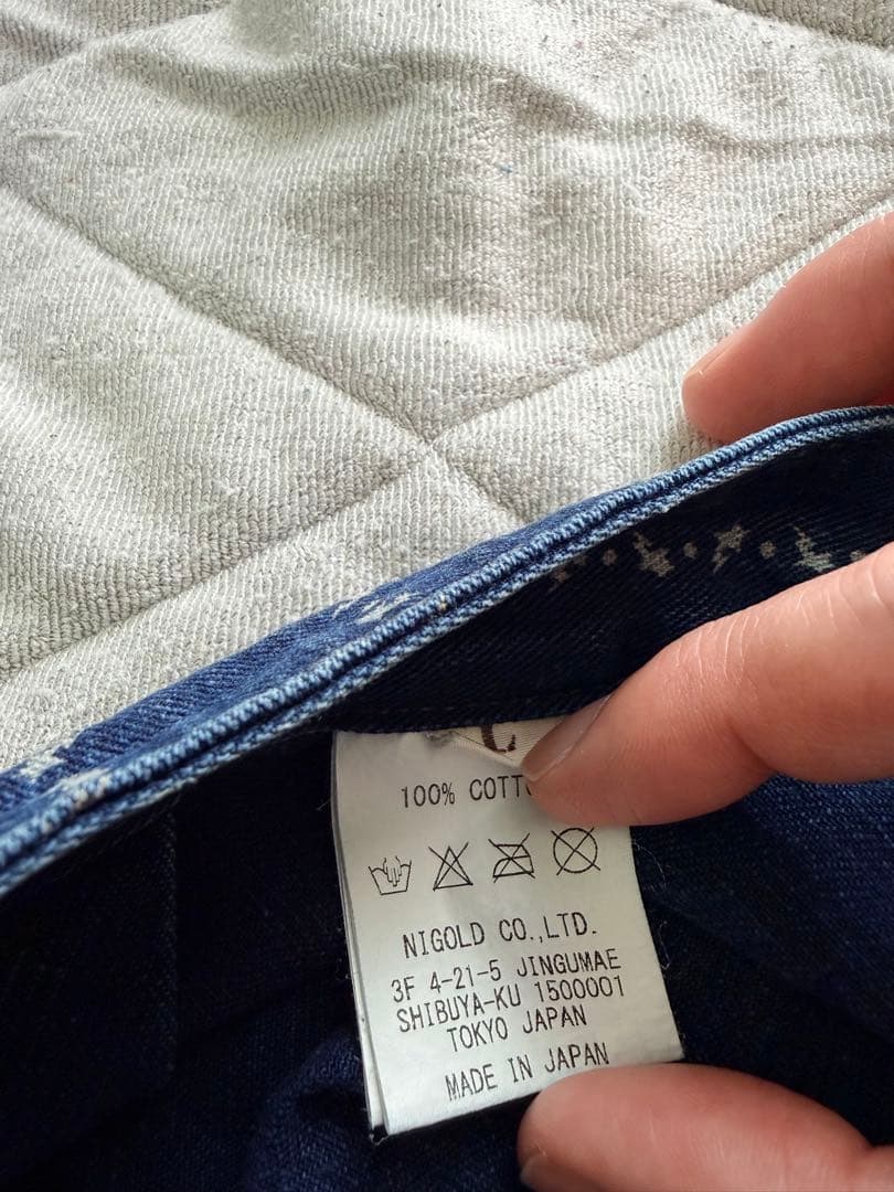 HUMAN MADE 初期ヒューマンメイド　デニム星柄ワークキャップL新品