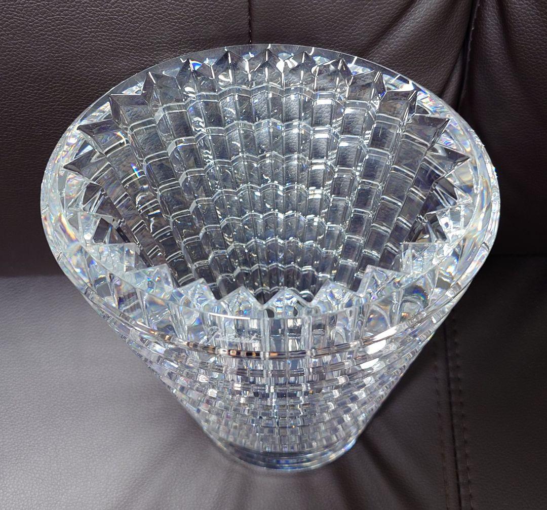 新品【バカラ】アイベース M 花瓶 楕円形 クリスタルガラス フラワーベース