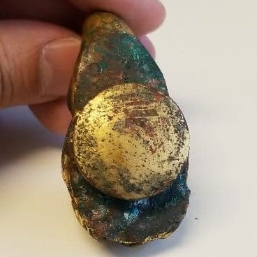 中国　鍍金　置物　青銅　骨董