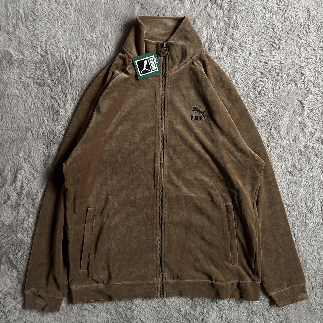新品 人気モデル　PUMA プーマ ベロア セットアップ ブラウン M