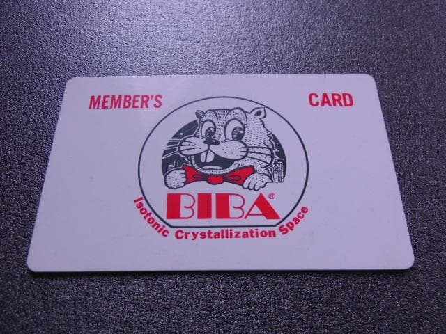 東京　新宿　DISCO BIBA　ディスコ ビバ　メンバーズカード　会員証