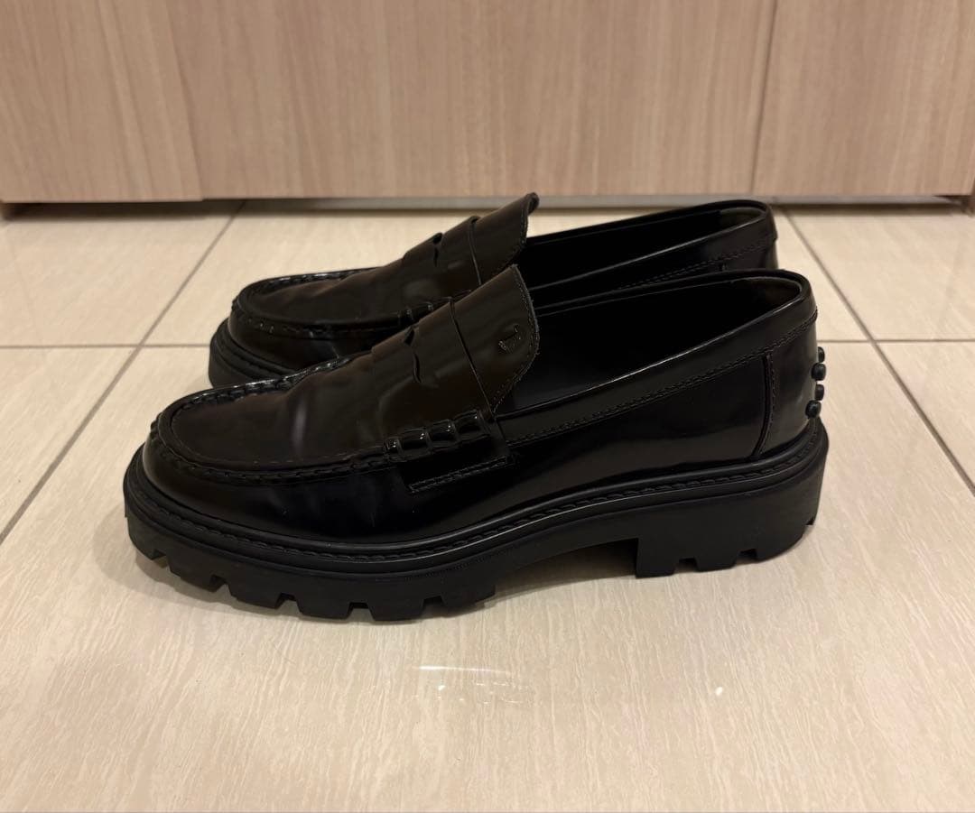 【TOD’S】トッズ ローファー ブラック 38 美品✨