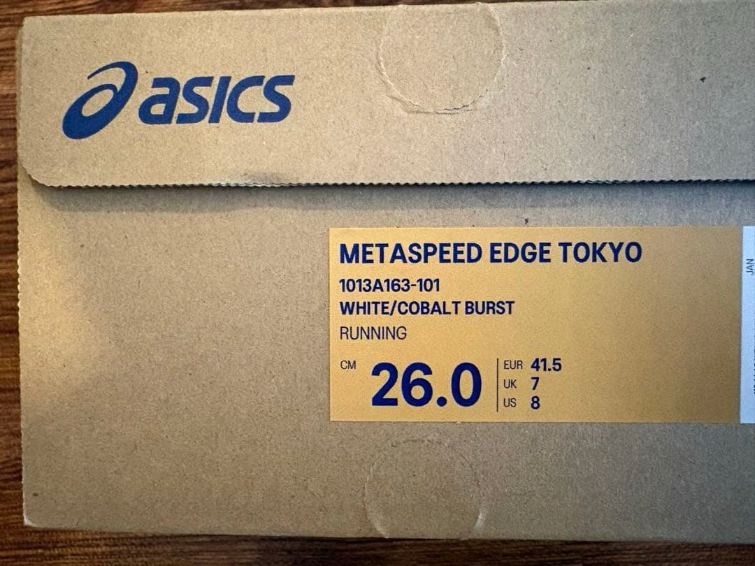 アシックス メタスピードエッジ東京 26cm ランニングシューズ　新品未使用